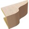 Ekena Millwork 6"W x 12"D x 6"H Wide Greensboro Rough Cedar Woodgrain TimberThane Corbel, Primed Tan CORUR06X12X06GRNRCPR - alternate 2